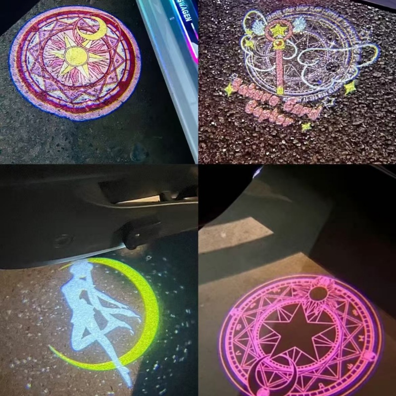 Led Moon Lamp - Sailor Moon Anime Araba Karşılama Işığı