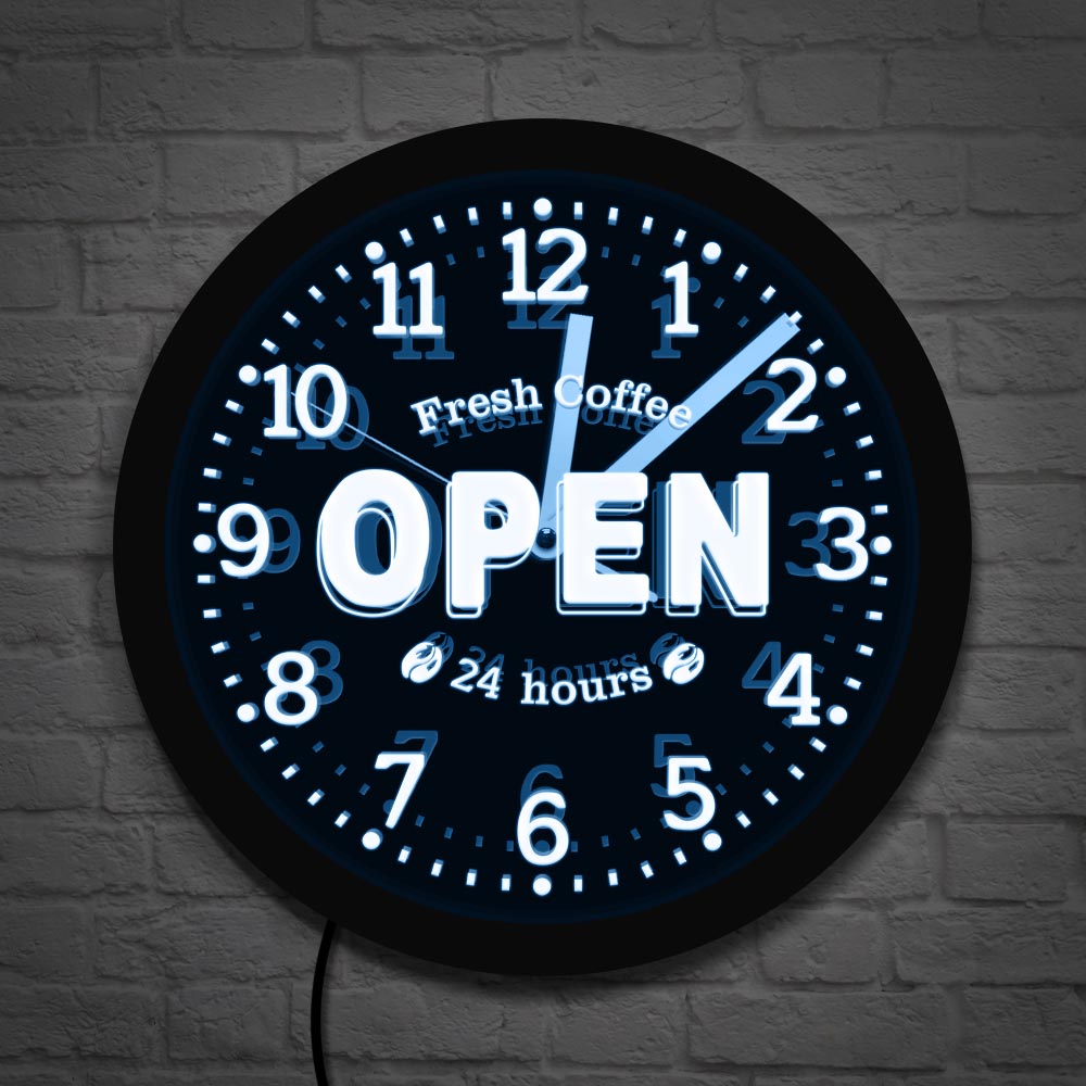 Decor Lighting Opening Hours - Taze Kahve Açık 24 Saat LED