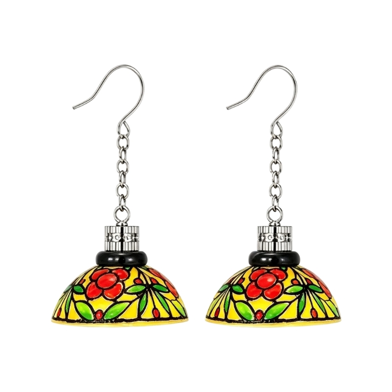 Geometric Lamp Shade - Renkli Abajur Tarzı Dangle Tasarımlı 195C