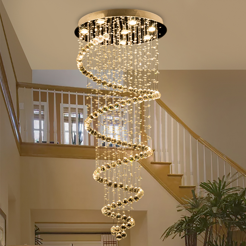 Decor Lighting Online - Merdiven uzun kolye lamba, Villa lamba,