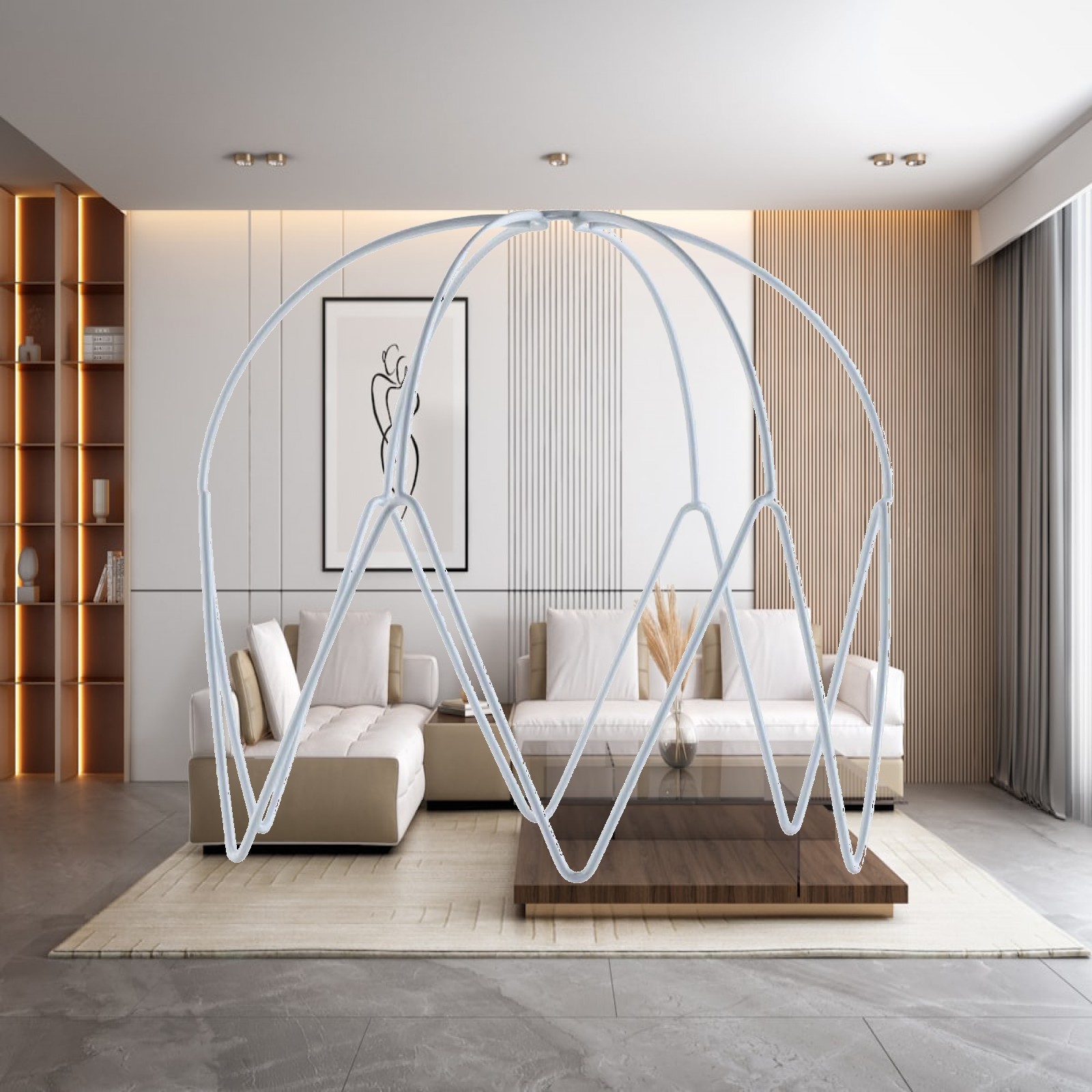 Geometric Lamp Shade - Geometrik Şekilli Abajur Çerçevesi, Sarkıt Lamba
