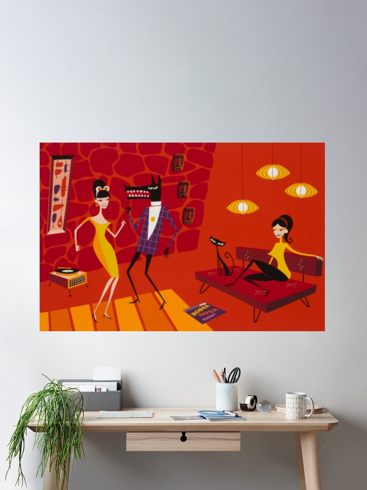 Nova Decor & Lighting Julestjerne - Josh Agle Bossa Nova Şimdi Fotoğraf