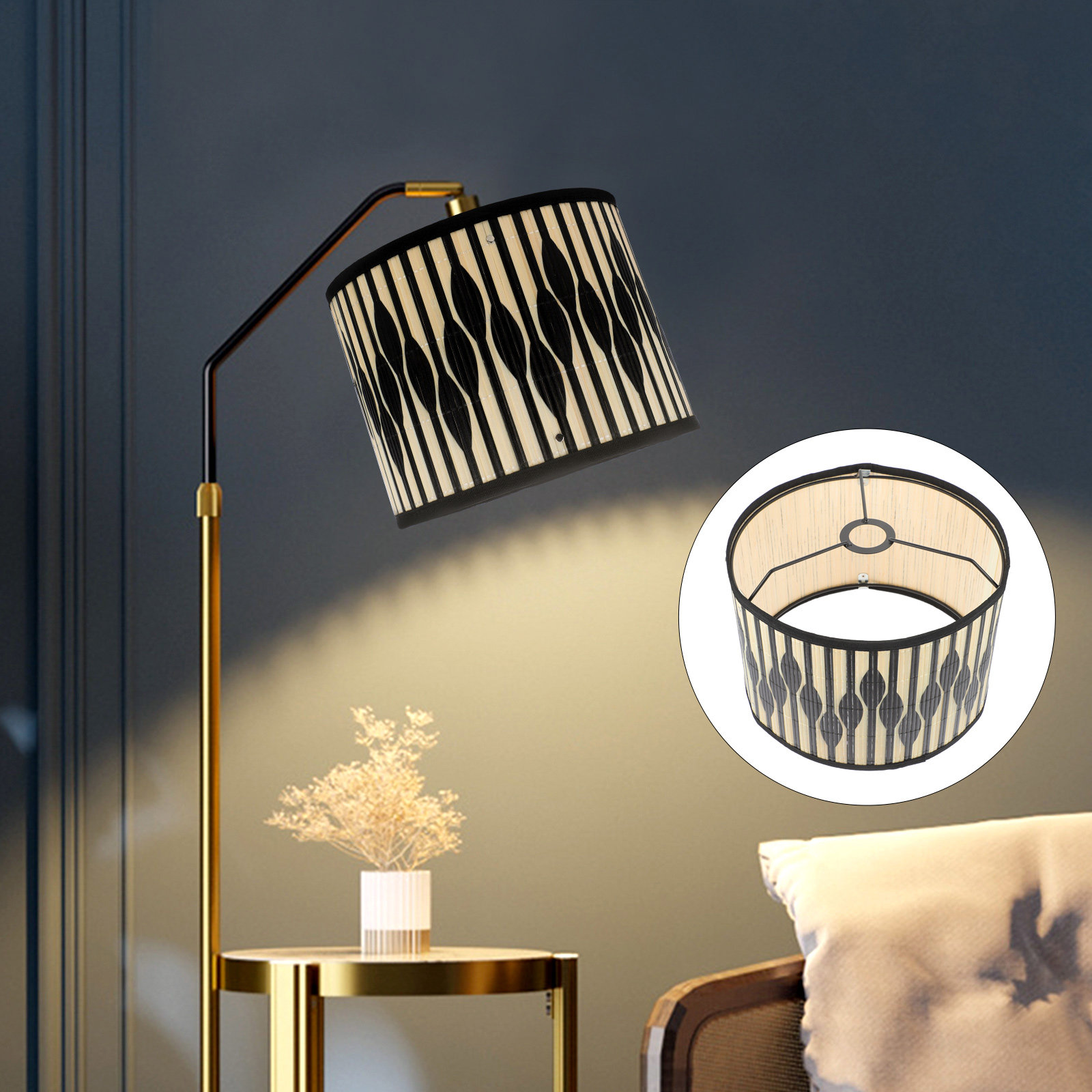 Bambu Lamba Gölgeliği, Geometr - Geometric Lamp Shade incelemesi ve fiyatı