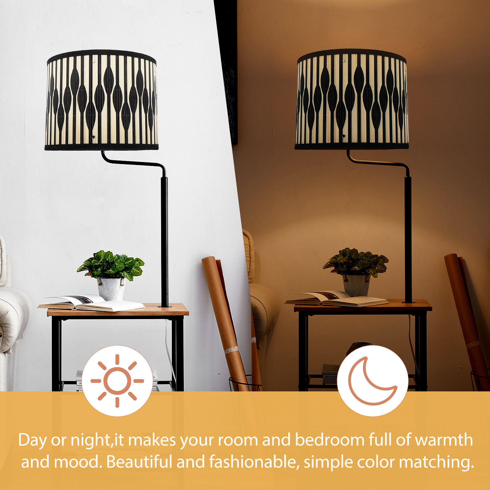 Bambu Lamba Gölgeliği, Geometr - Geometric Lamp Shade incelemesi ve fiyatı