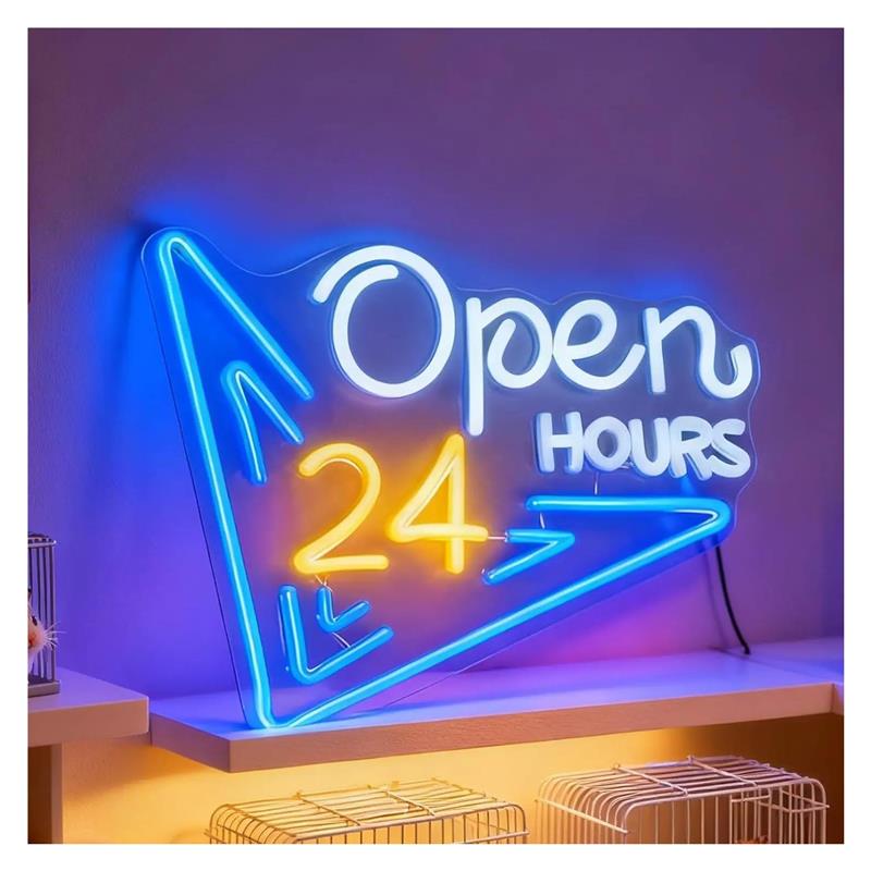 Açık 24 Saat Neon Burcu USB Po - Decor Lighting Opening Hours incelemesi ve fiyatı