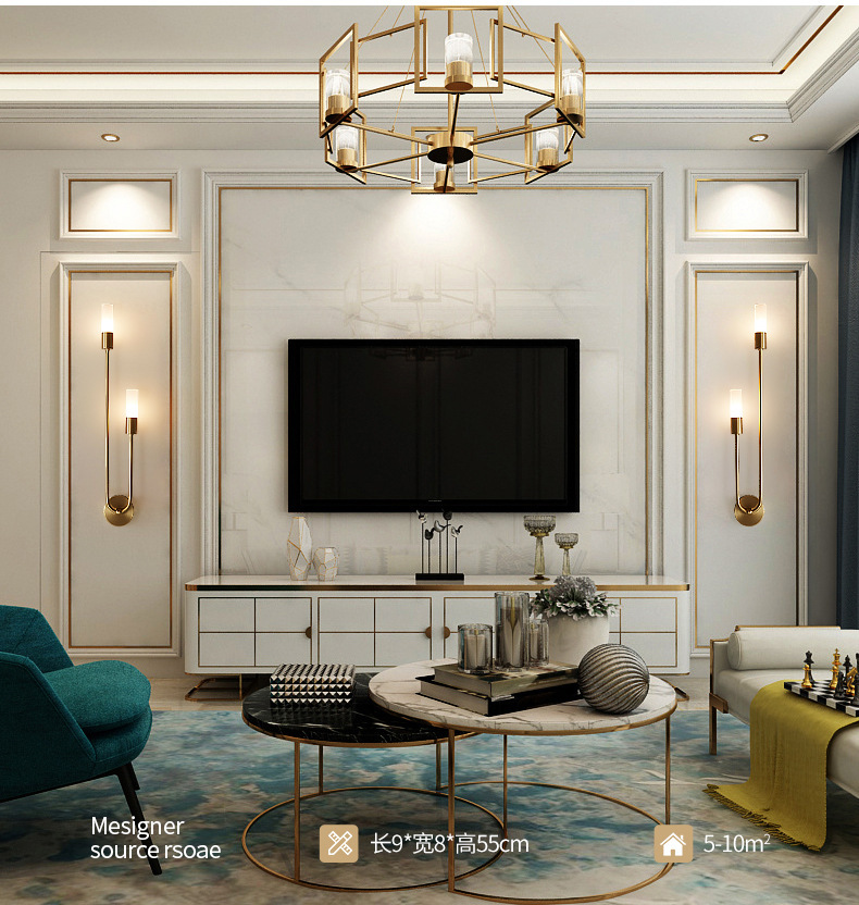 Retro Arka Plan Oturma Odası K - Led Lighting Wall Decor incelemesi ve fiyatı