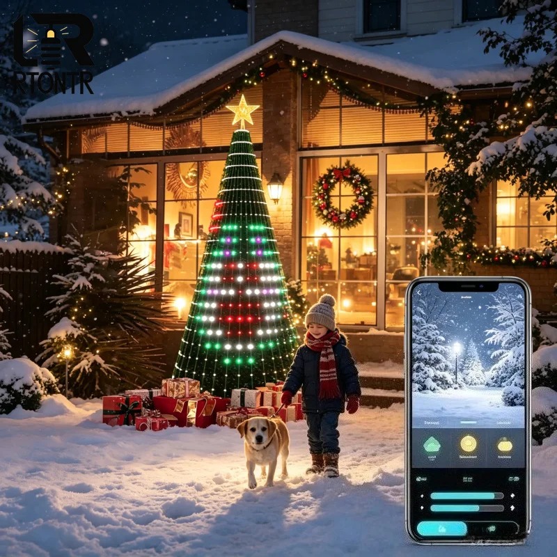 Noel Yıldızı Ağaç Işıkları RGB - Lighting Decor Home incelemesi ve fiyatı