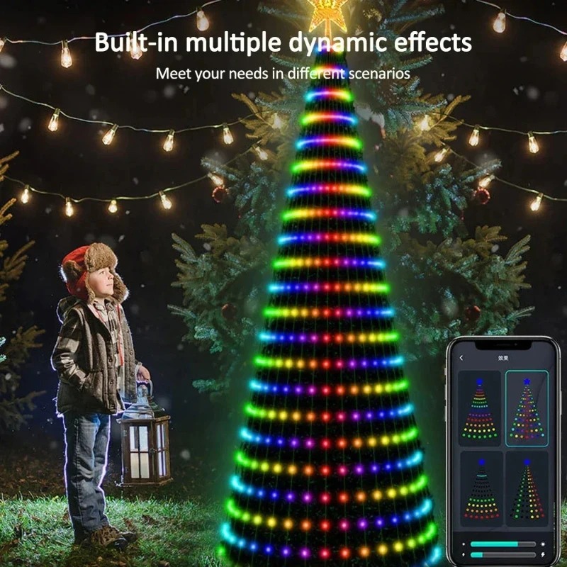 Noel Yıldızı Ağaç Işıkları RGB - Lighting Decor Home incelemesi ve fiyatı