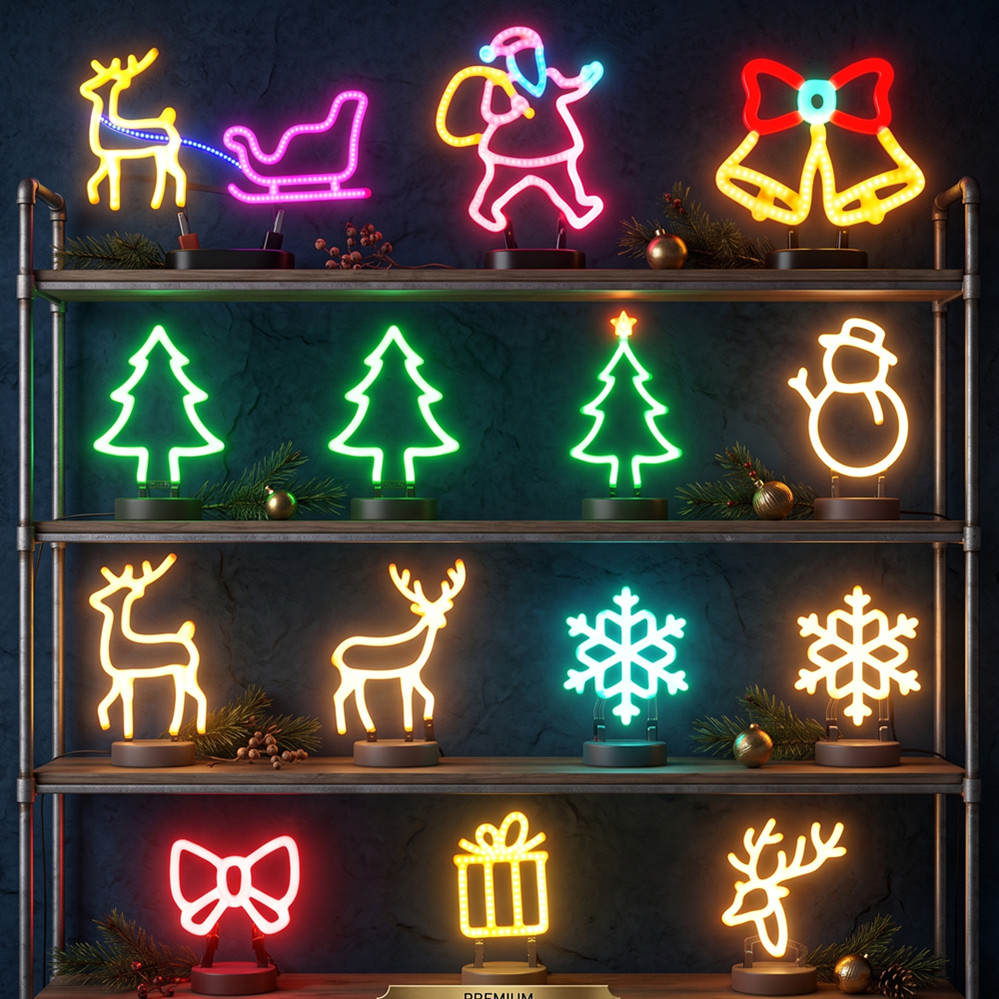 Noel Dekorasyonu LED Neon Işık - Led Lighting Wall Decor incelemesi ve fiyatı