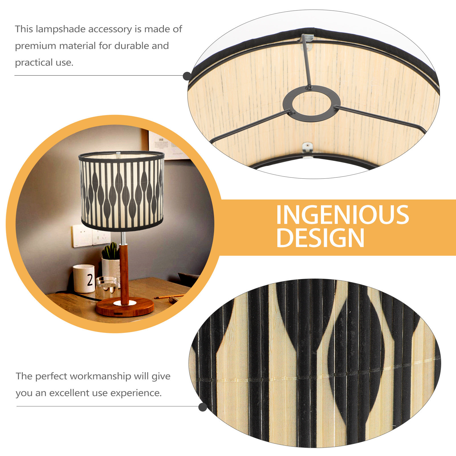 Geometrik Bambu Abajur, Dekora - Geometric Lamp Shade incelemesi ve fiyatı