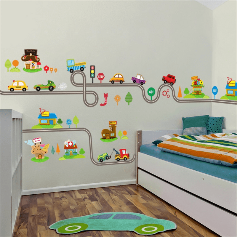 2 adet/grup karikatür arabalar - Lighting Mcqueen Bedroom Decor incelemesi ve fiyatı
