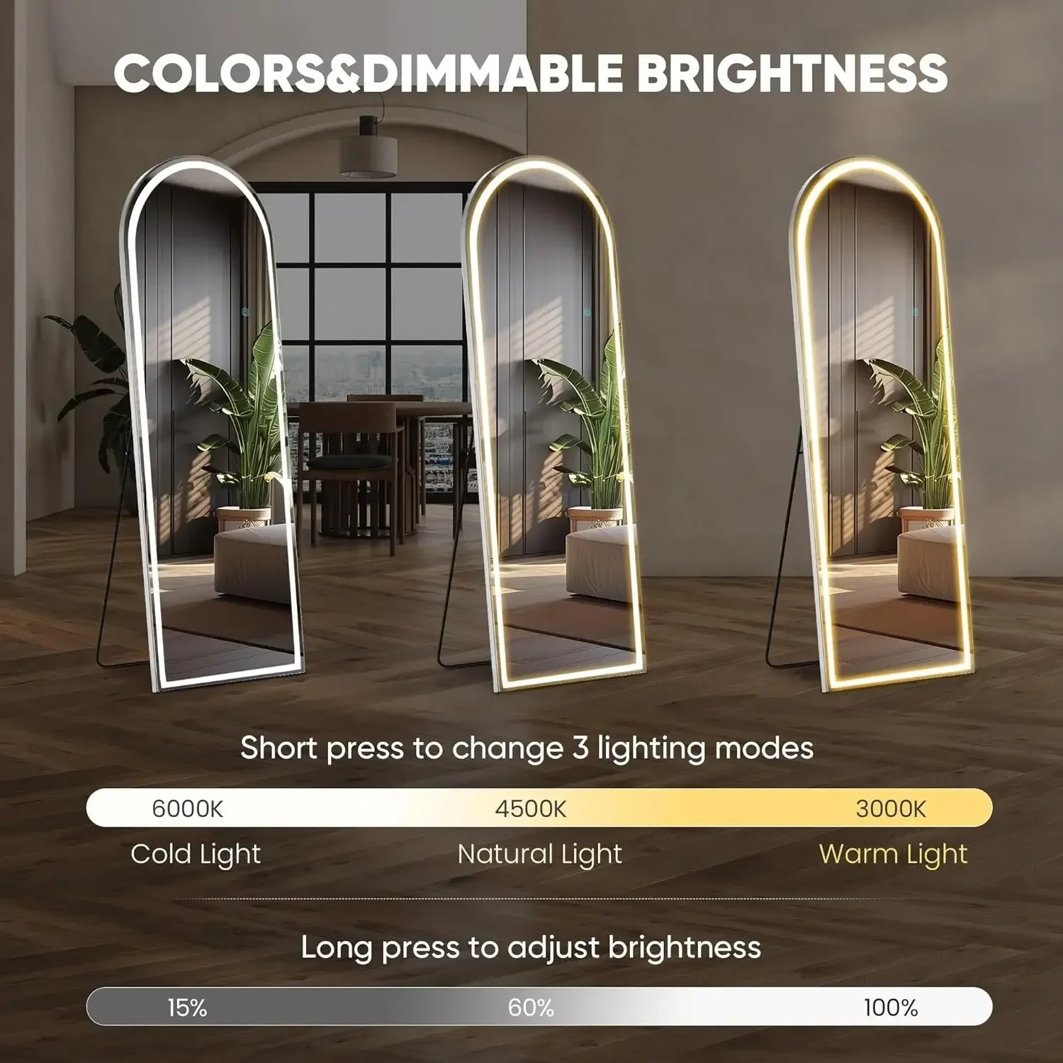LED Işıklı Tam Boy Duvar Aynas - Lighting Decoration Stand incelemesi ve fiyatı