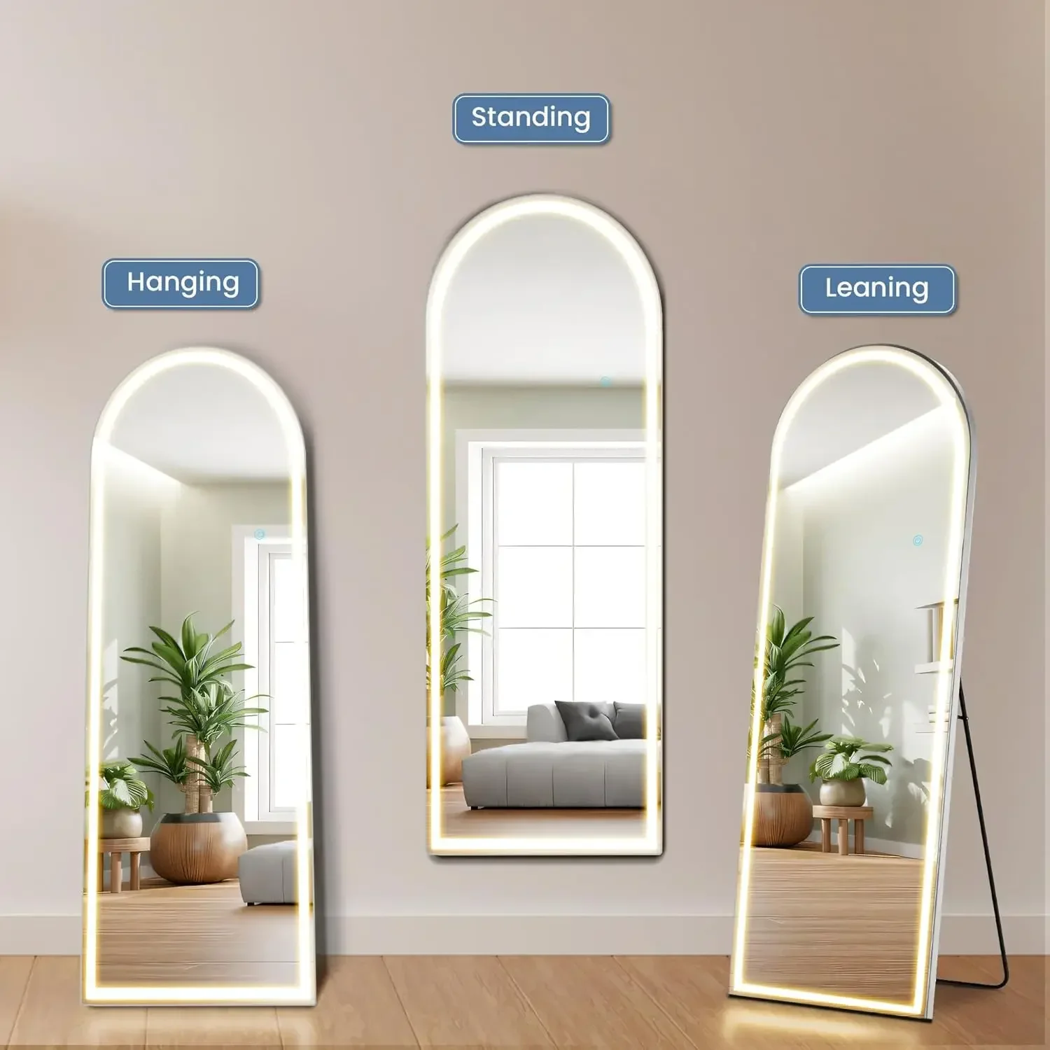 LED Işıklı Tam Boy Duvar Aynas - Lighting Decoration Stand incelemesi ve fiyatı