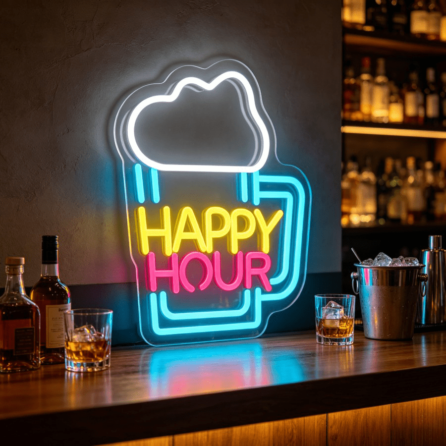 Mutlu Saatler Bira Kupağı LED  - Decor Lighting Opening Hours incelemesi ve fiyatı