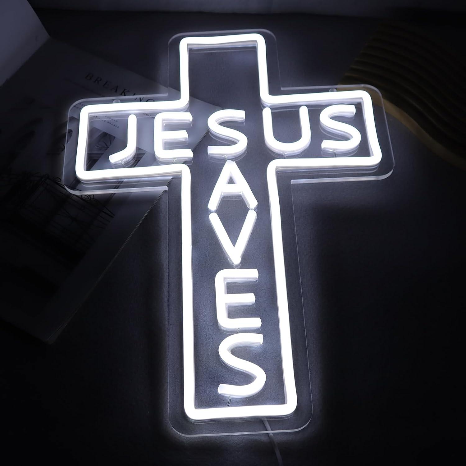 İsa Kurtarıcı Haç Neon Tabelal - Led Lighting Wall Decor incelemesi ve fiyatı