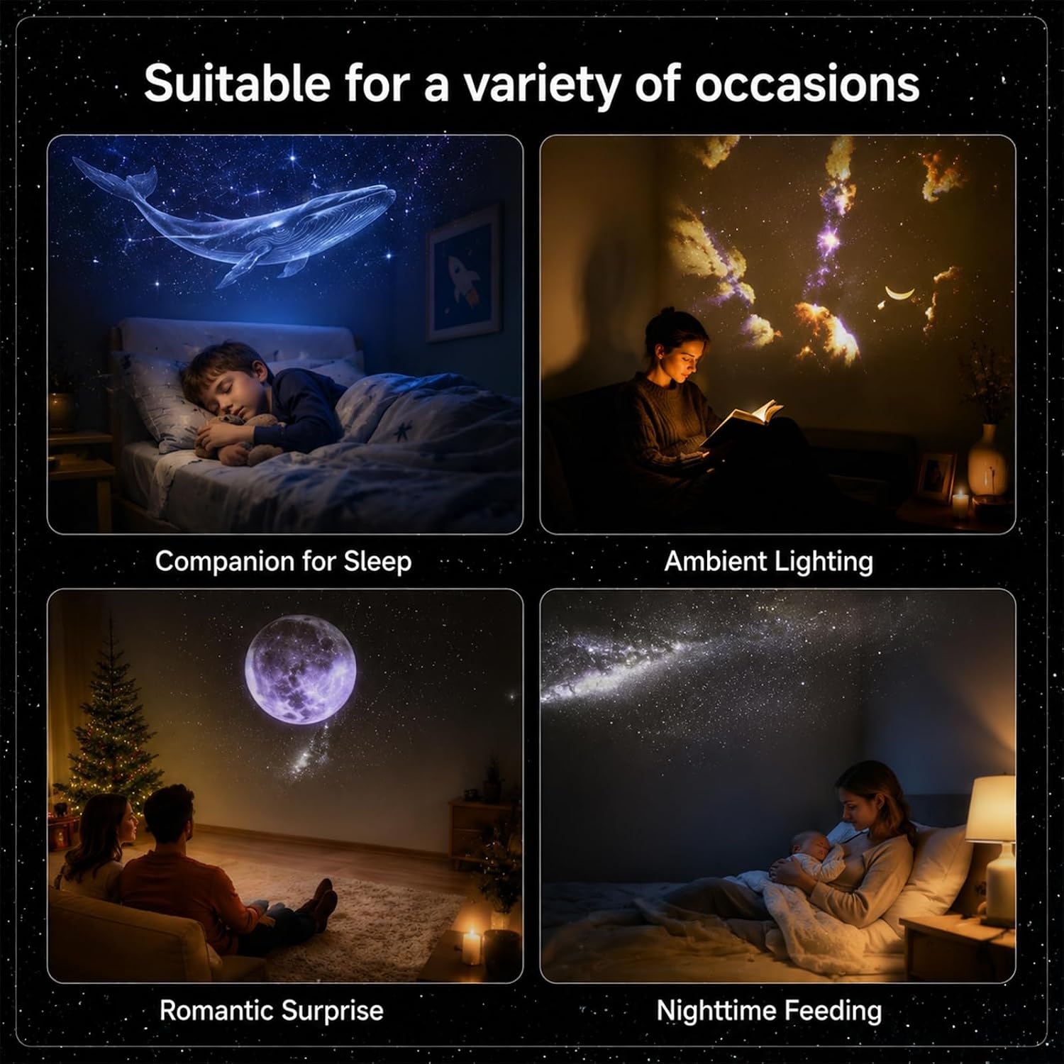 Ay Yıldızlı Gökyüzü Gece Lamba - Led Moon Lamp incelemesi ve fiyatı