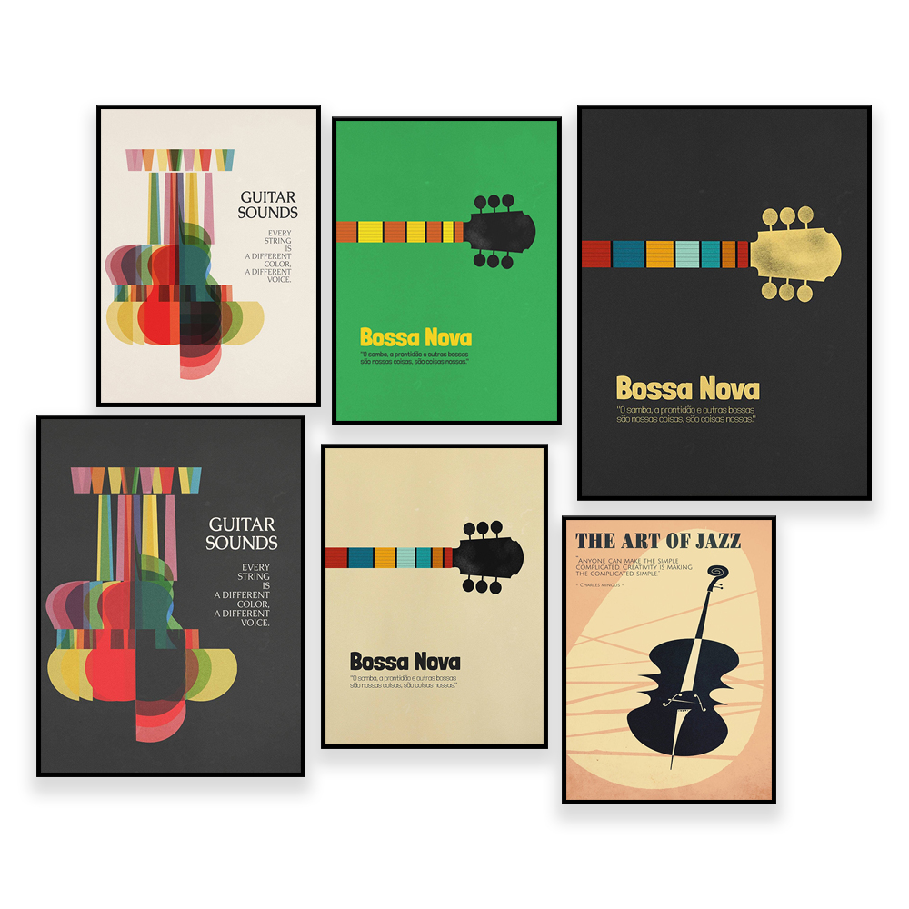 Bossa Nova Poster, caz baskı,  - Nova Decor & Lighting Julestjerne incelemesi ve fiyatı