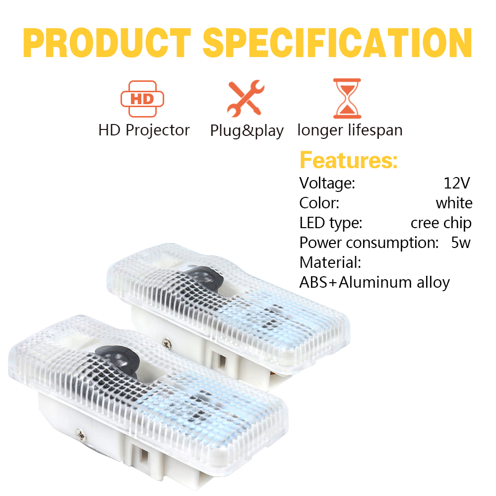 2X LED araba projektör kapı la - Lighting Decor Inc incelemesi ve fiyatı